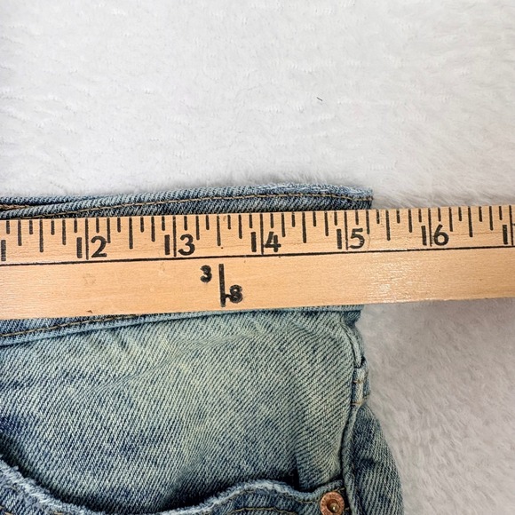 BDG Urban Outfitters Cowboy Jeans Womens 30 Light Wash Distressed Denim Holes - Picture 6 of 13